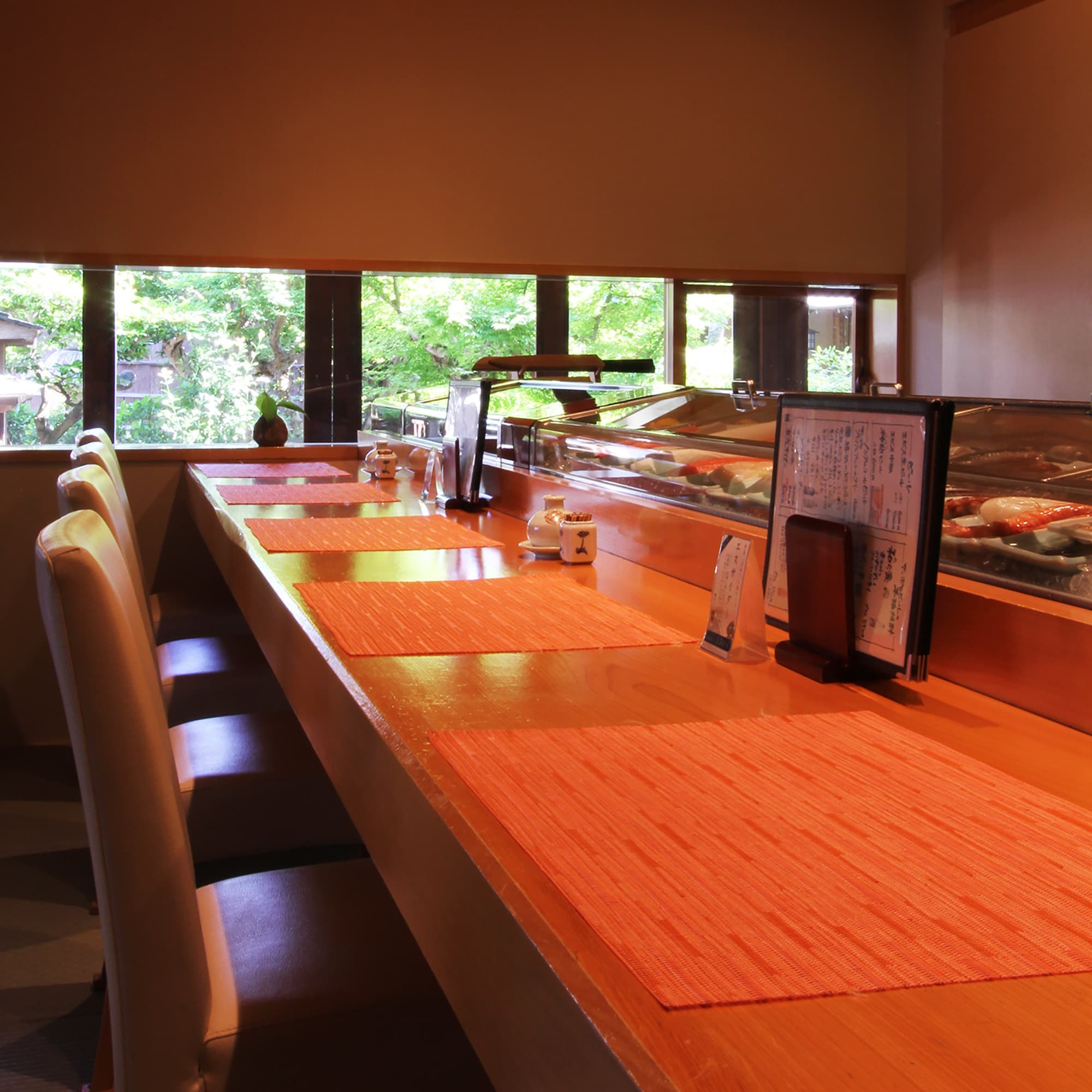 店内のカウンター